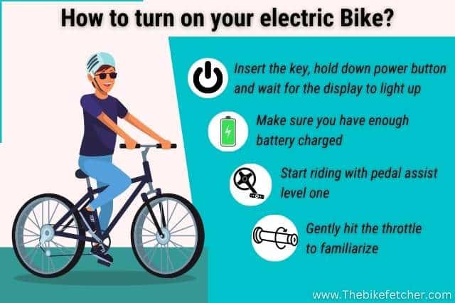 how to start an electric bike