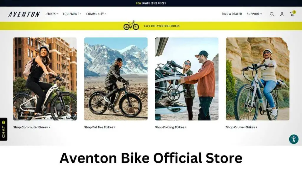 Aventon Bike website