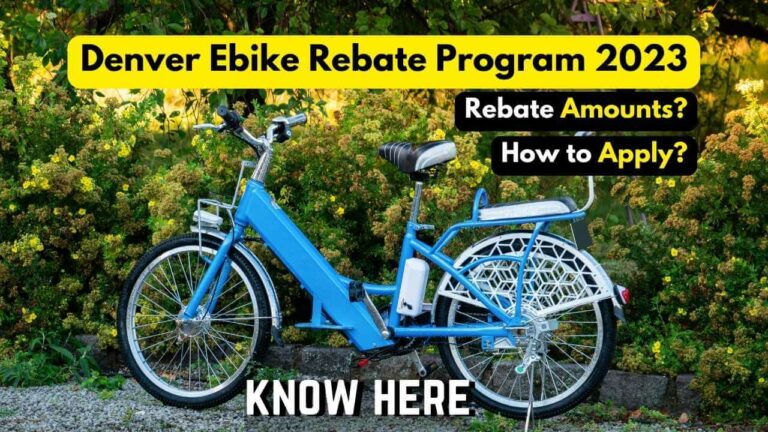 Denver Ebike Rebate Program 2023 How To Apply Explained 