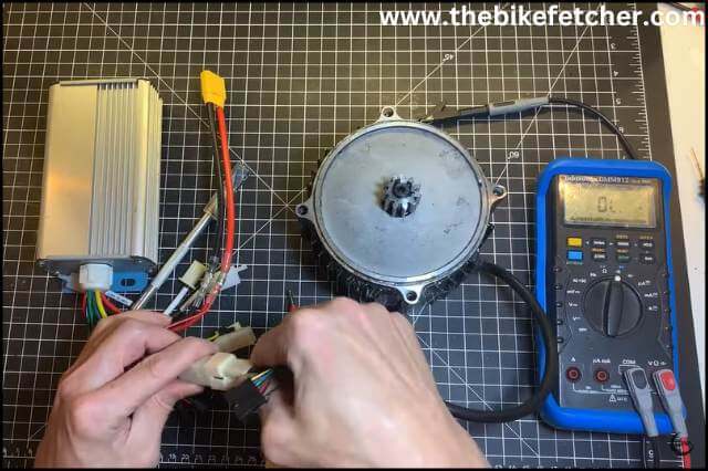 Check ebike controller Using motor