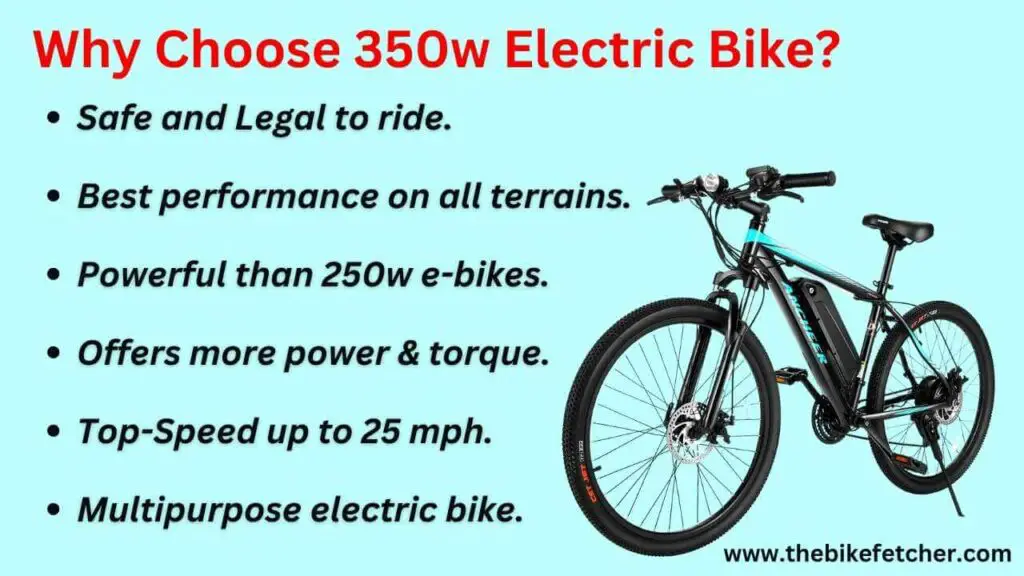 350w ebike features and benefits