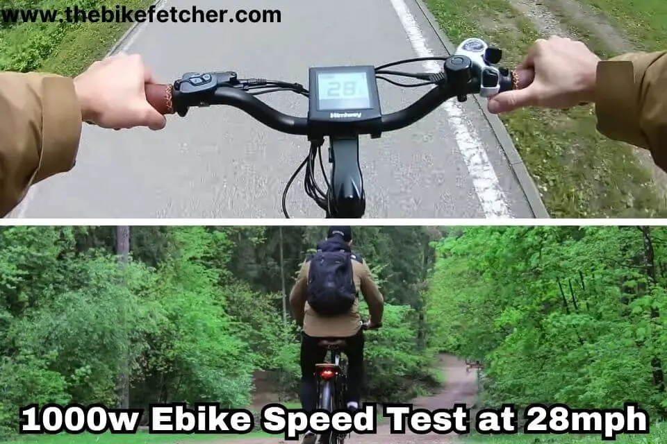 1000w Ebike Speed Test