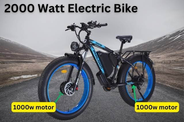 electric bike with 2000w hub motor