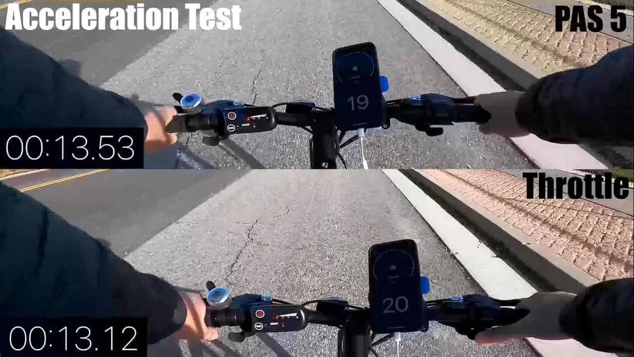 500w electric bike speed test