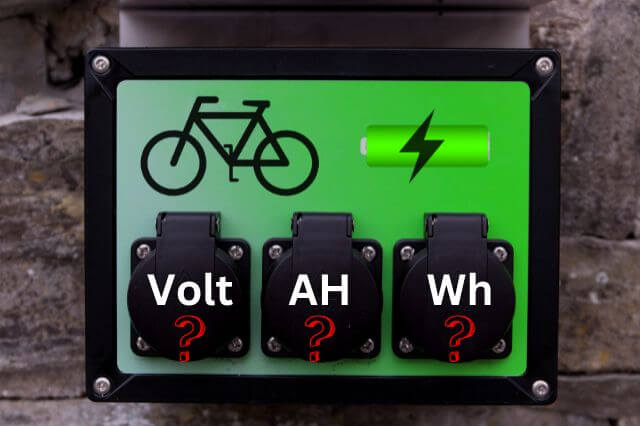 factors affecting ebike  battery voltage and AH