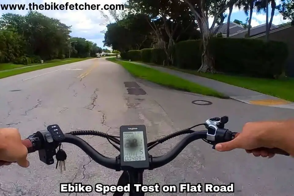 How fast can a 1000w ebike go on flat roads