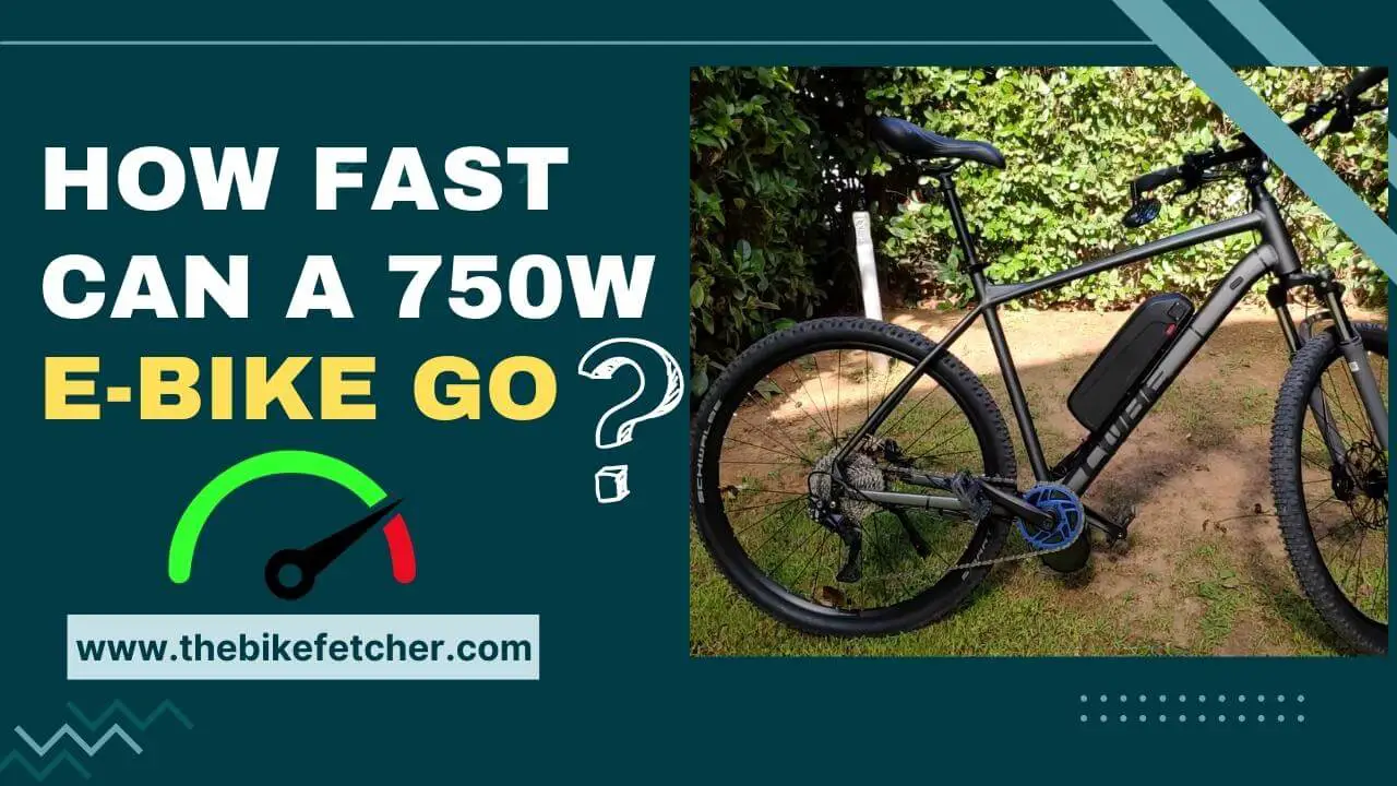 How fast does a 750w electric bike go