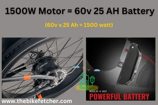 How to Calculate Battery Size for a 1500W Ebike