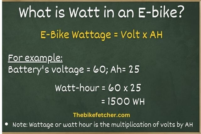 what is watt in an electric bike