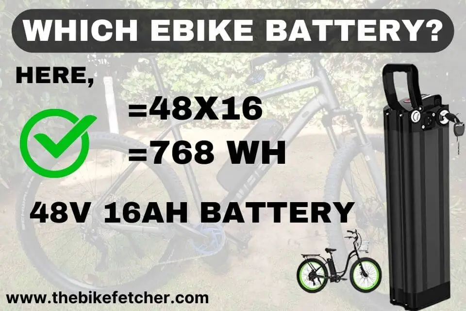 Which battery should I use on my 750-watt ebike