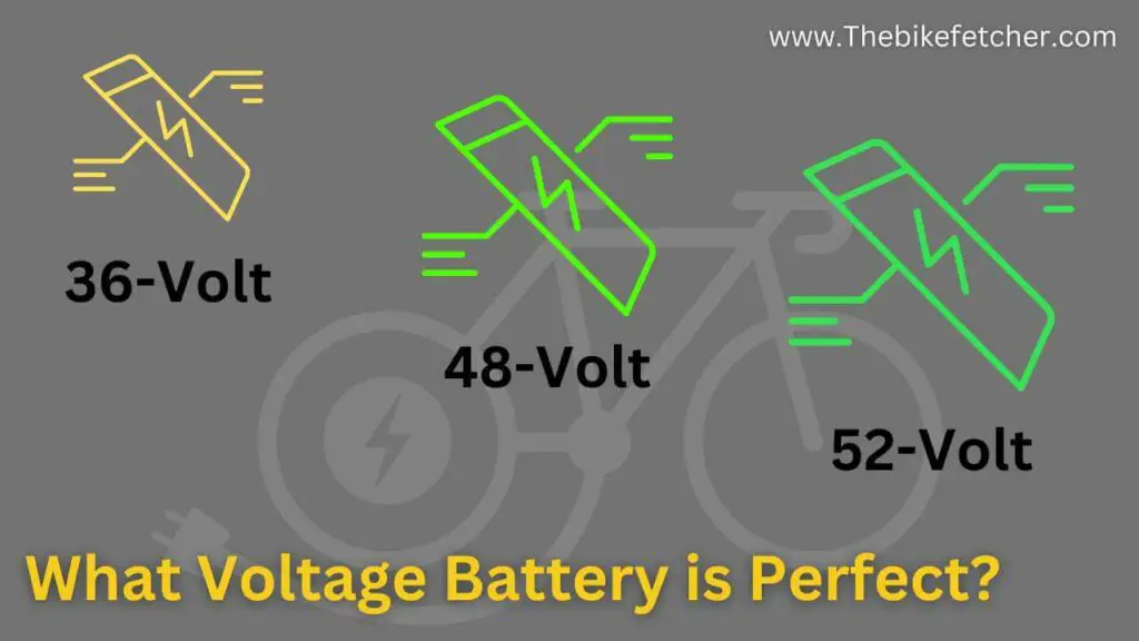 what battery voltage for a 500w electric bike