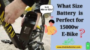 what size battery for 1500w ebike