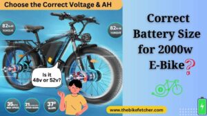 what size battery for 2000w ebike