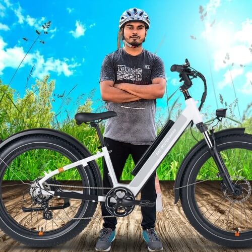 Bittu Gupta Electric Bike rider