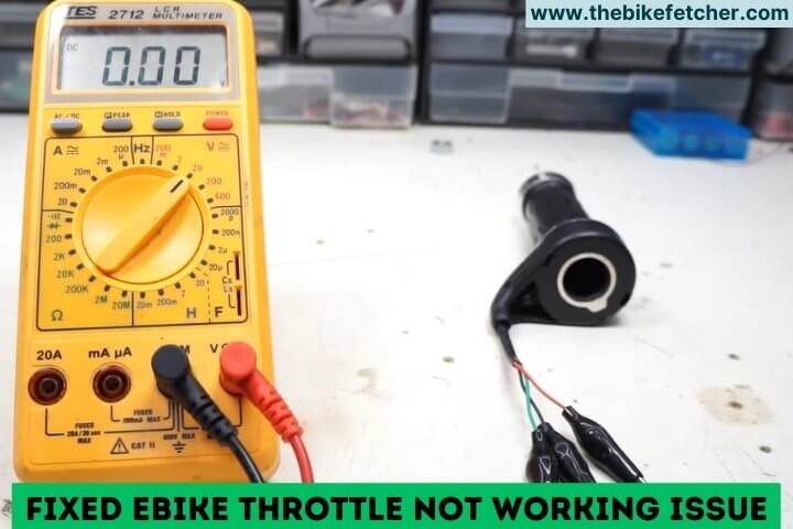 troubleshooting ebike throttle problems
