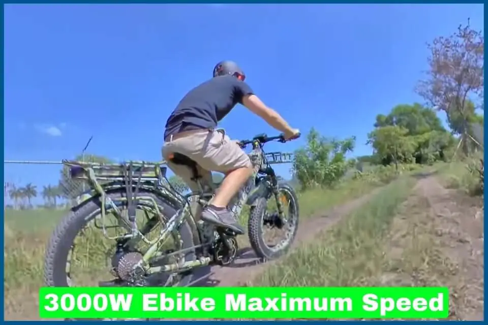 3000w electric bike top speed