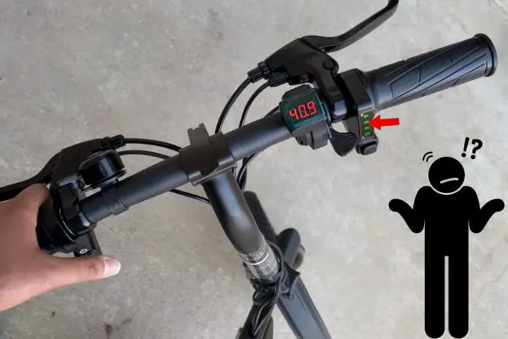 Electric bike throttle is faulty