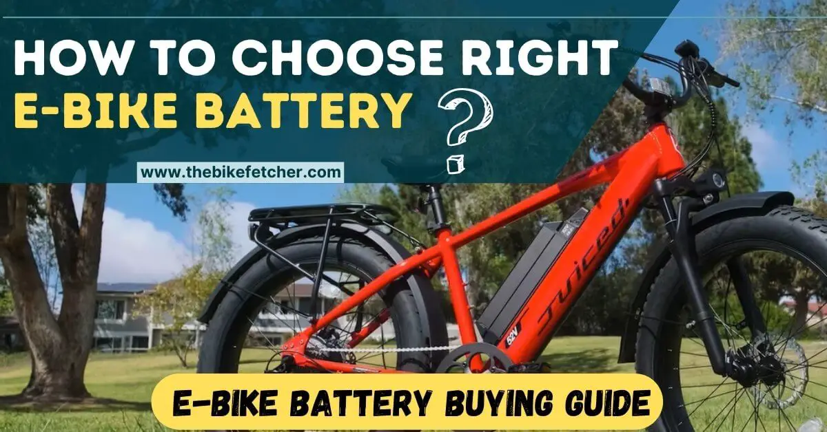 how to choose ebike battery