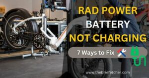 rad power bike battery not charging