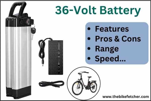 36v ebike battery range, speed, more